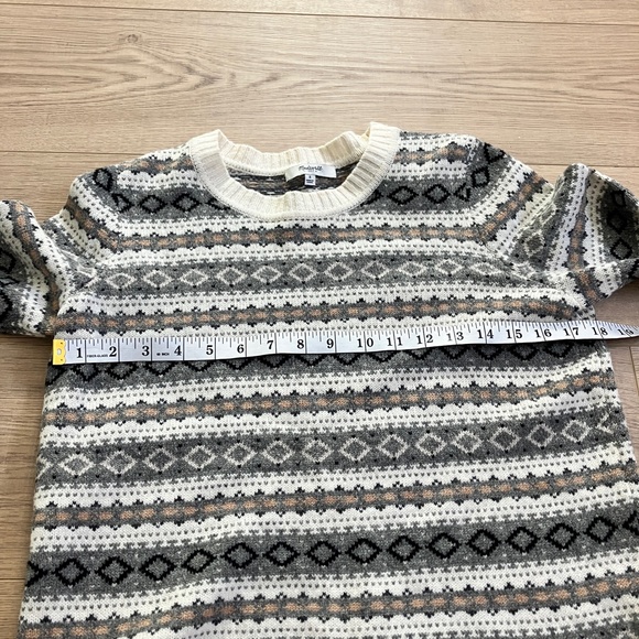 Madewell 100% merino wool nordic sweater size small - Picture 5 of 6